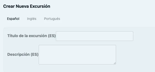 Selector de idiomas