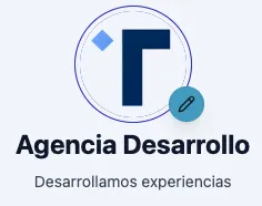Campo de tagline debajo del logo